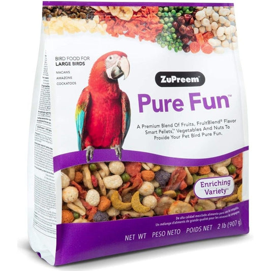 ZuPreem Pure Fun Enriching Variety Seed for Large Birds - 2lbs