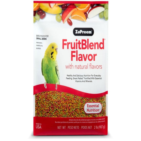 ZuPreem FruitBlend Premium Daily Bird Food - Small Birds - 2lbs