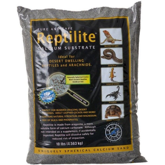 Blue Iguana Reptilite Calcium Substrate for Reptiles - Smokey Sands - 40lbs - (4 x 10lb Bags)