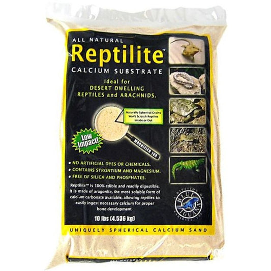 Blue Iguana Reptilite Calcium Substrate for Reptiles - Aztec Gold - 40lbs - (4 x 10lb Bags)