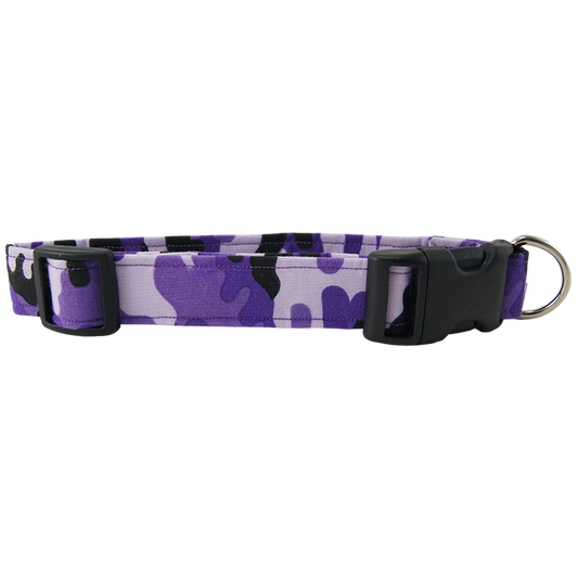 Purple Camo Dog Collar